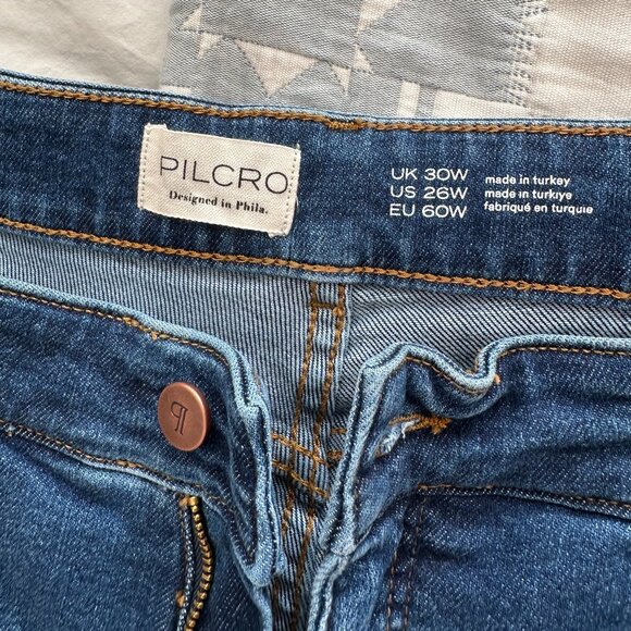 Anthropologie | Yaya Mid-Rise Crop Jeans by Pilcro | 26W -- NWT - Picture 7 of 9